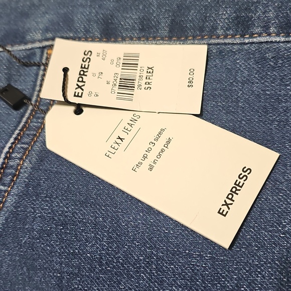 Express Skinny High Rise Jeans Jeggings Size Small New - Picture 3 of 6